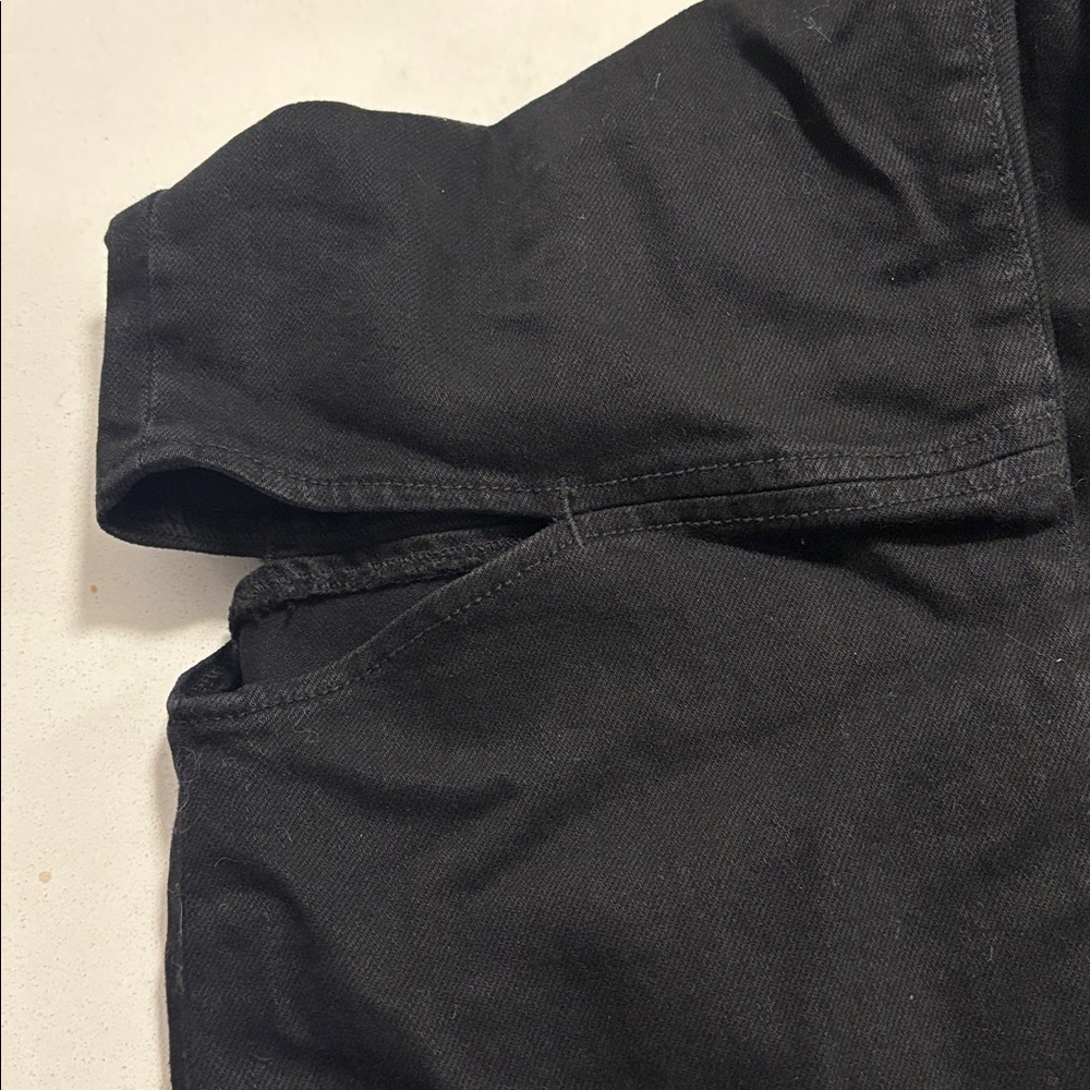 HELMUT LANG Cut Out Straight Leg Jeans - Picture 7 of 9